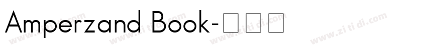 Amperzand Book字体转换 Amperzand Book字体转换